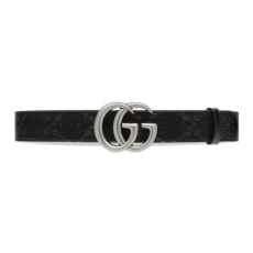 GUCCI 구찌 GG 마몽 엠보스 레더 벨트 3COLOR