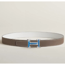 HERMES 에르메스 브러시 버클 리버서블 벨트 2COLOR