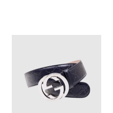 GUCCI 구찌 인터로킹 G 버클 시그니처 벨트