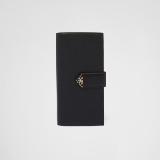 PRADA 프라다 사피아노 및 가죽 장지갑 1MV025