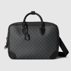 GUCCI 구찌 GG 엠블럼 미디엄 브리프케이스 821149 2COLOR