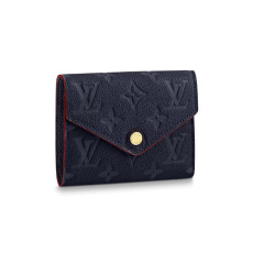 LOUIS VUITTON 루이비통 가죽 엠보 패턴 동전 카드지갑 중지갑 M64577