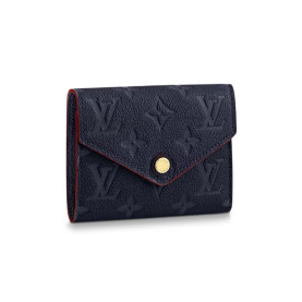 LOUIS VUITTON 루이비통 가죽 엠보 패턴 동전 카드지갑 중지갑 M64577