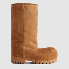 BALENCIAGA 발렌시아가 여성용 부츠 알래스카 퍼 하이 부츠 802205