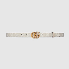 GUCCI 구찌 GG 마몽 리버서블 씬 벨트 659418 (20mm) 2COLOR