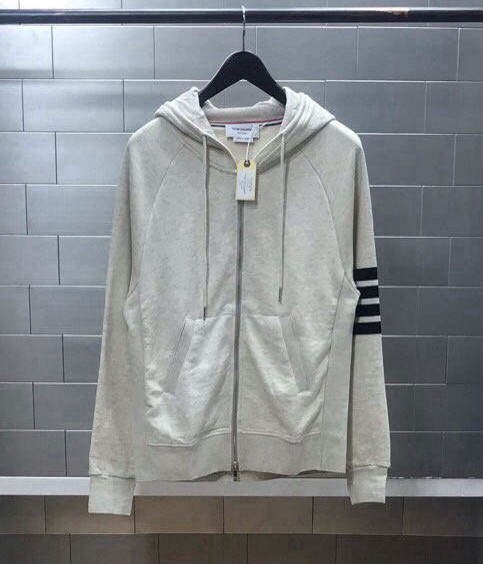 THOM BROWNE 톰브라운 사선완장 후드집업