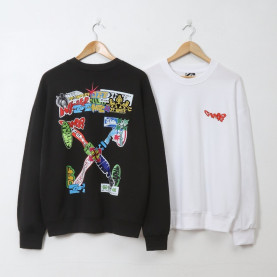 OFF-WHITE 오프화이트 에일리언 루즈핏 맨투맨