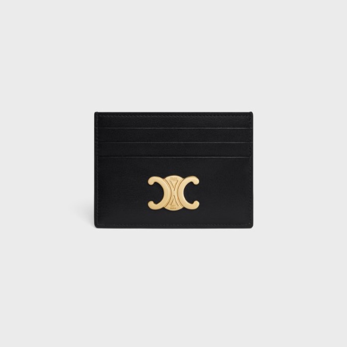 CELINE 셀린느 트리옹프 카드 지갑 샤이니 카프스킨 10L833 4COLOR