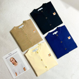 MAISON KITSUNE 메종키츠네 헤드 라운드 가디건