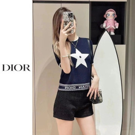 DIOR 디올 스타 레터링 라운드니트 2COLOR