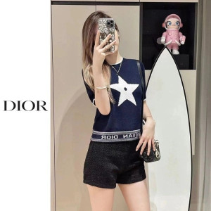 DIOR 디올 스타 레터링 라운드니트 2COLOR