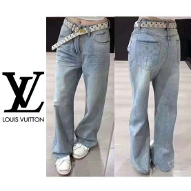 LOUIS VUITTON 루이비통 엠보 주머니 청바지