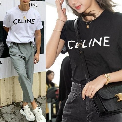  CELINE 셀린느 영문로고 반팔