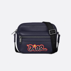 DIOR 디올 Rider 2.0 DIOR AND KAWS 미니 지퍼 메신저백 2ESWS