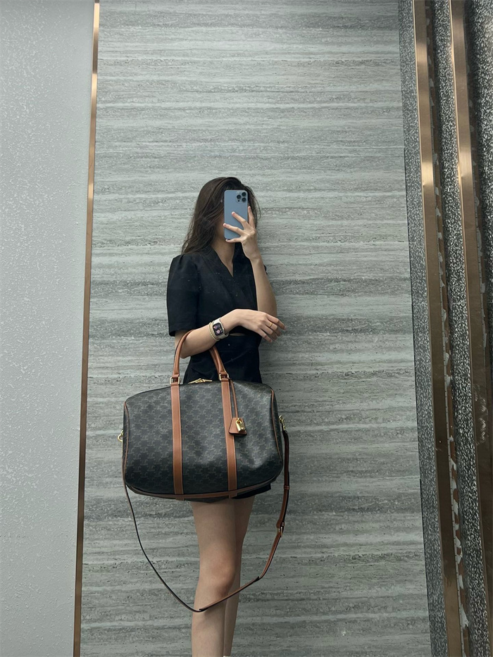 CELINE 셀린느 미디엄 트리오페 트래블백 190662