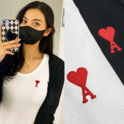  AMI 아미 스몰레드하트 골지나시