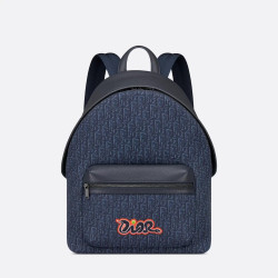 DIOR 디올 AND KAWS 지퍼 백팩 1ESBA