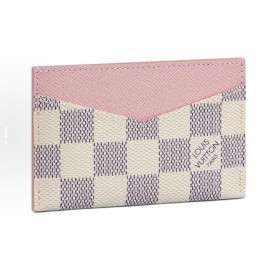 LOUIS VUITTON 루이비통 체크 바둑판 카드 지갑 M60286