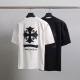 ●9월 판매 6위● CHROME HEARTS 크롬하츠 레더십자가 오버핏 반팔티