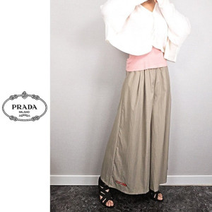 PRADA 프라다 쿨 맥스 프릴 롱 치마바지 2COLOR
