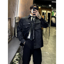 PRADA 프라다 개버딘 리나일론 타이