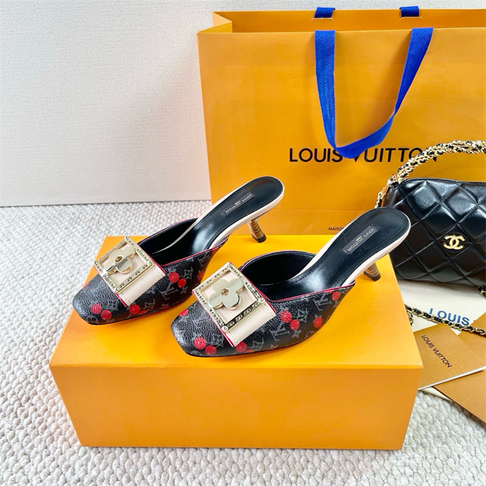 LOUIS VUITTON 루이비통 여성용 슬리퍼 (굽높이6CM) L68840 2COLOR