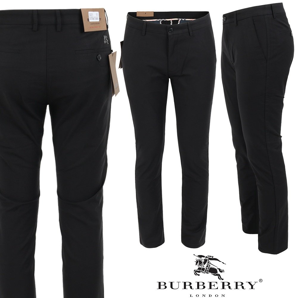 BURBERRY 버버리 기마 자수 코튼 슬랙스 2COLOR