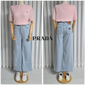PRADA 프라다 쿨데님 세미 와이드