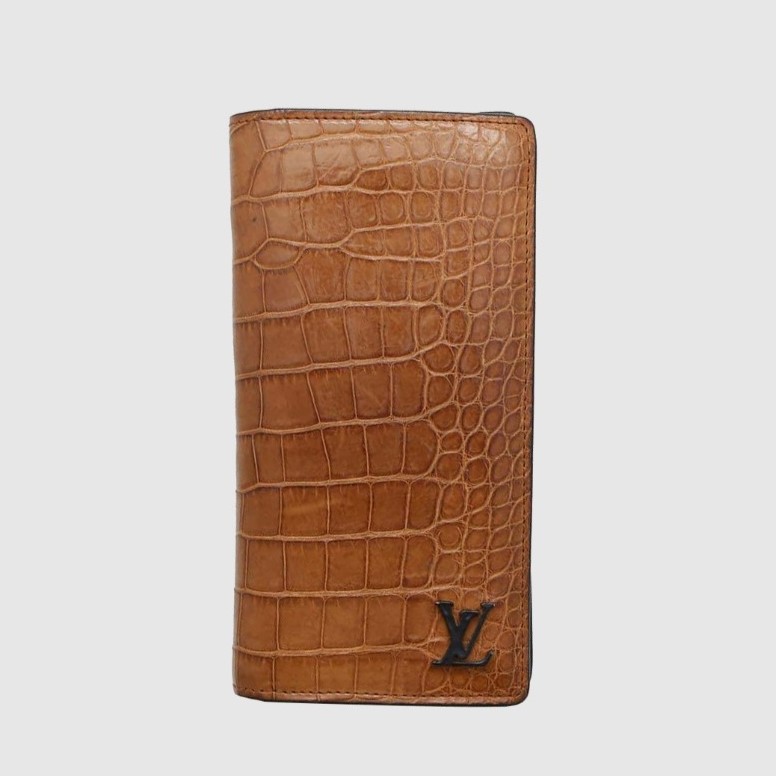 LOUIS VUITTON 루이비통 악어 가죽 장지갑 M81830