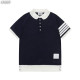 ●9월 판매 11위● THOM BROWNE 톰브라운 사선 배색 폴로 니트 2COLOR