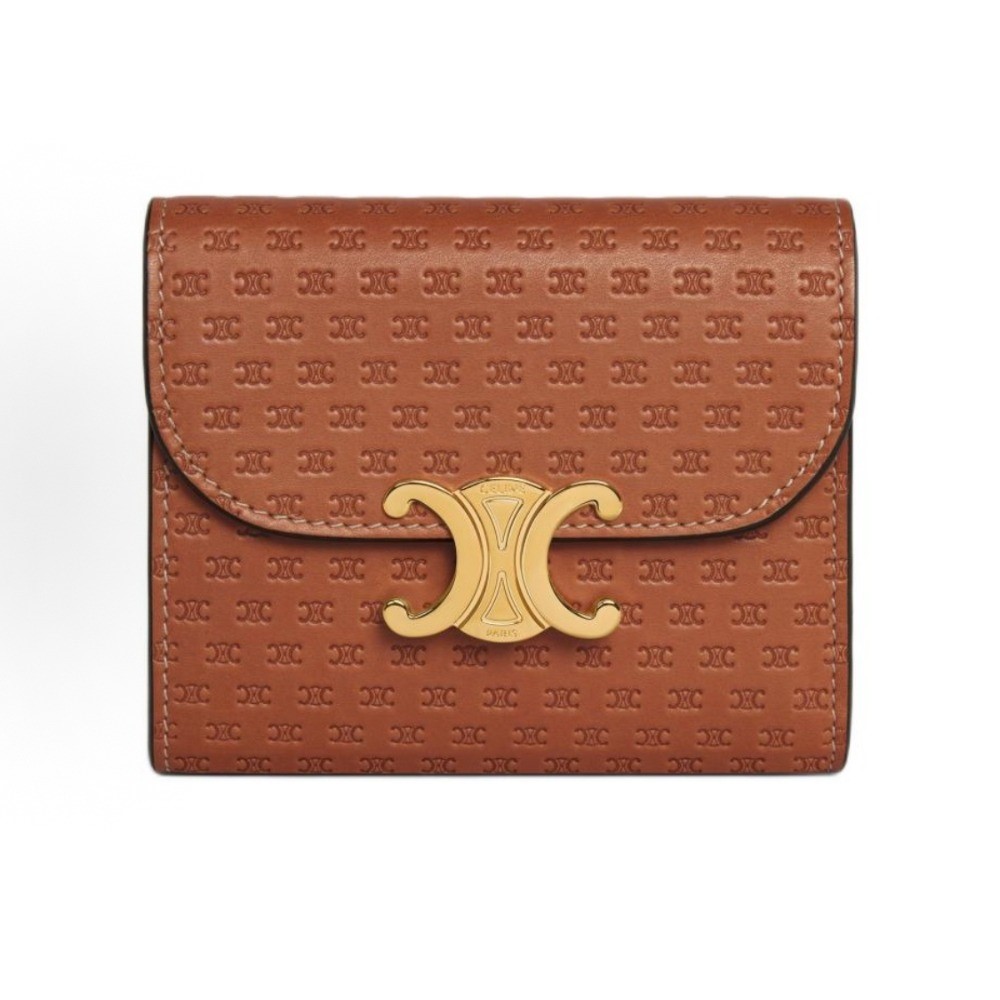 CELINE 셀린느 트리옹프 반지갑 10D783