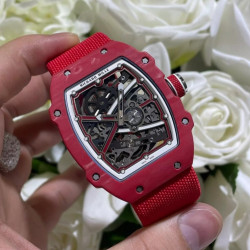 RICHARD MILLE 리차드밀 엑스트라 플랫 레드 카본 세바스티앙 오지에 RM67-02