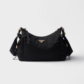 PRADA 프라다 익스플로어 라지 리나일론 및 가죽 핸드백 1BC264