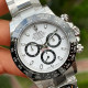 ROLEX 로렉스 데이토나 크로노그래프 팬더 화이트 다이얼 바인덱스 세라믹베젤 러버밴드 40mm 116500
