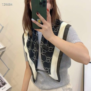 GUCCI 구찌 실크 사각 스카프 3COLOR