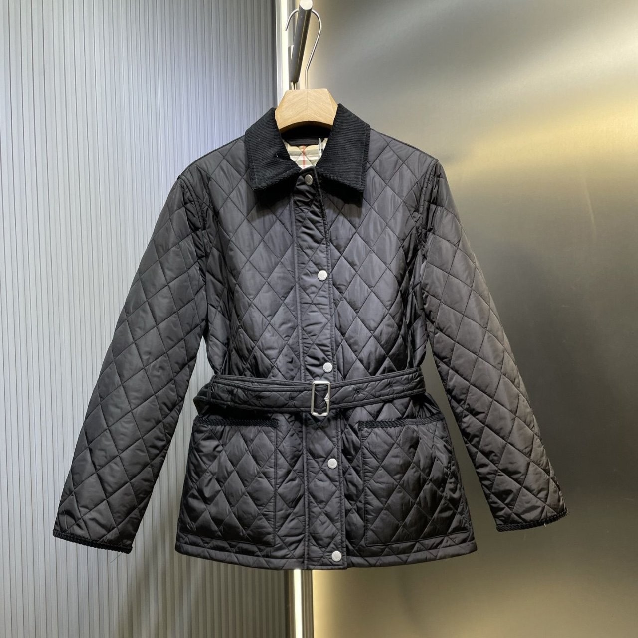 BURBERRY 버버리 벨티드 퀄팅 자켓 2COLOR　