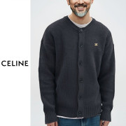 CELINE 셀린느 스몰 트리옹프 울 가디건 3COLOR