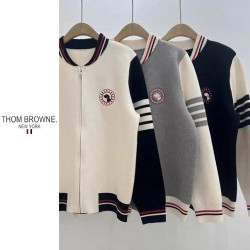 THOM BROWNE 톰브라운 찰스독 니트 집업점퍼