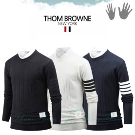 THOM BROWNE 톰브라운 캐시미어 골지 니트