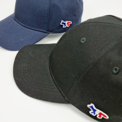 MAISON KITSUNE 메종키츠네 트리컬러 볼캡