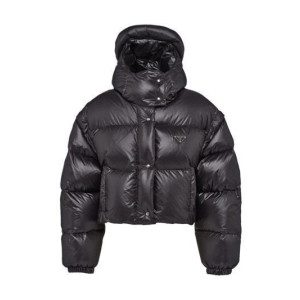 PRADA 프라다 리나일론 구스 숏 패딩