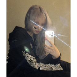 CHROME HEARTS 크롬하츠 플로랄 말굽 후드티