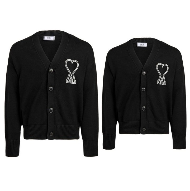 AMI 아미 보플 빅패치 로고 안타르시아 가디건