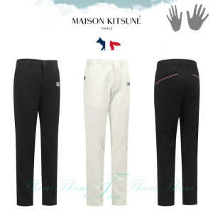 MAISON KITSUNE 메종키츠네 러츠 기모 밴딩 팬츠
