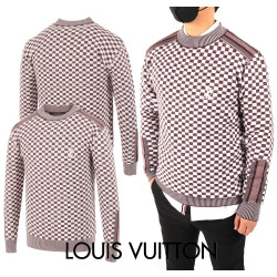 LOUIS VUITTON 루이비통 다미 자수 캐시미어 니트