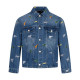 LOUIS VUITTON 루이비통 사파리 테마 자수 데님 자켓 　