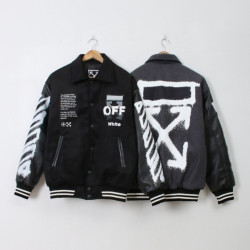 OFF-WHITE 오프화이트 스프레이 바시티 자켓 2COLOR
