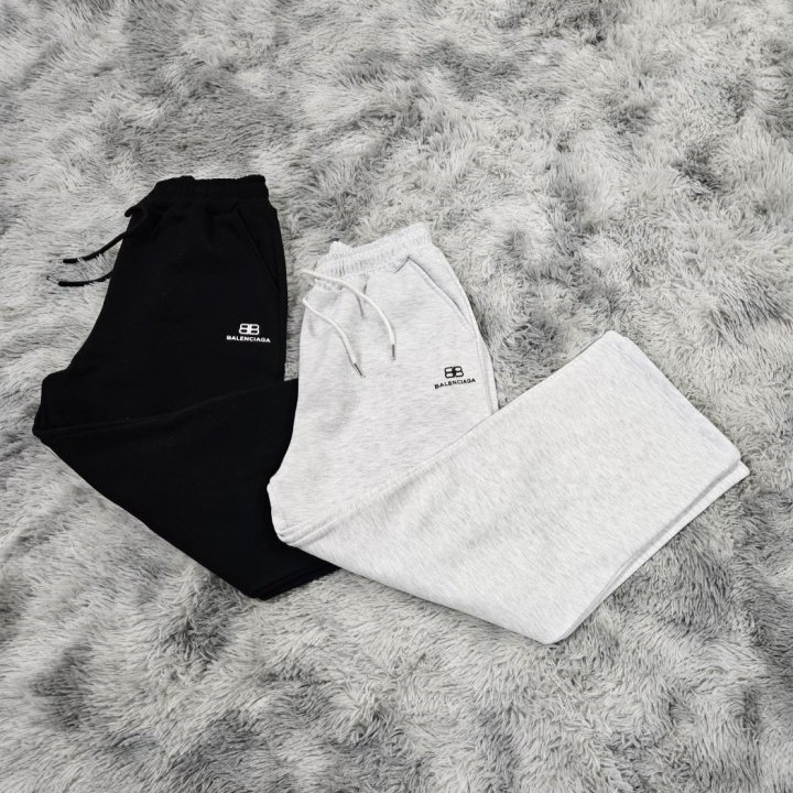 BALENCIAGA 발렌시아가 체인 기모 와이드 팬츠