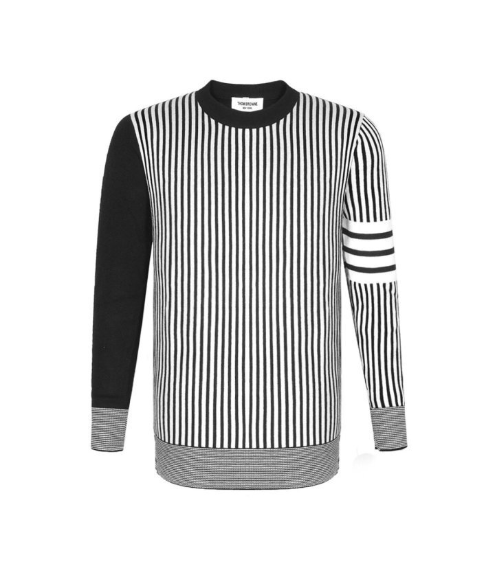 THOM BROWNE 톰브라운 스트라이프  울캐시 니트 2COLOR