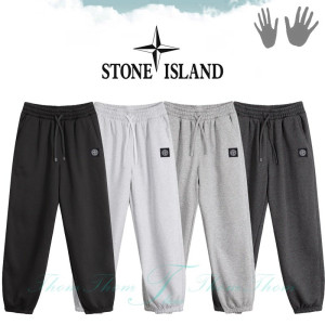 STONE ISLAND 스톤아일랜드 보아털 스웻 조거 팬츠